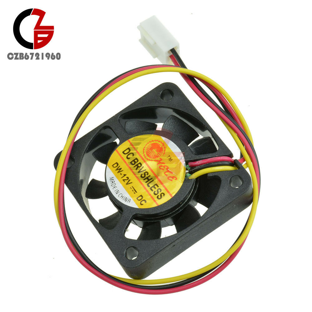 3 Pin 4cm Computer CPU Cooler Cooling Fan PC 4cm 40x40x10mm DC 12V