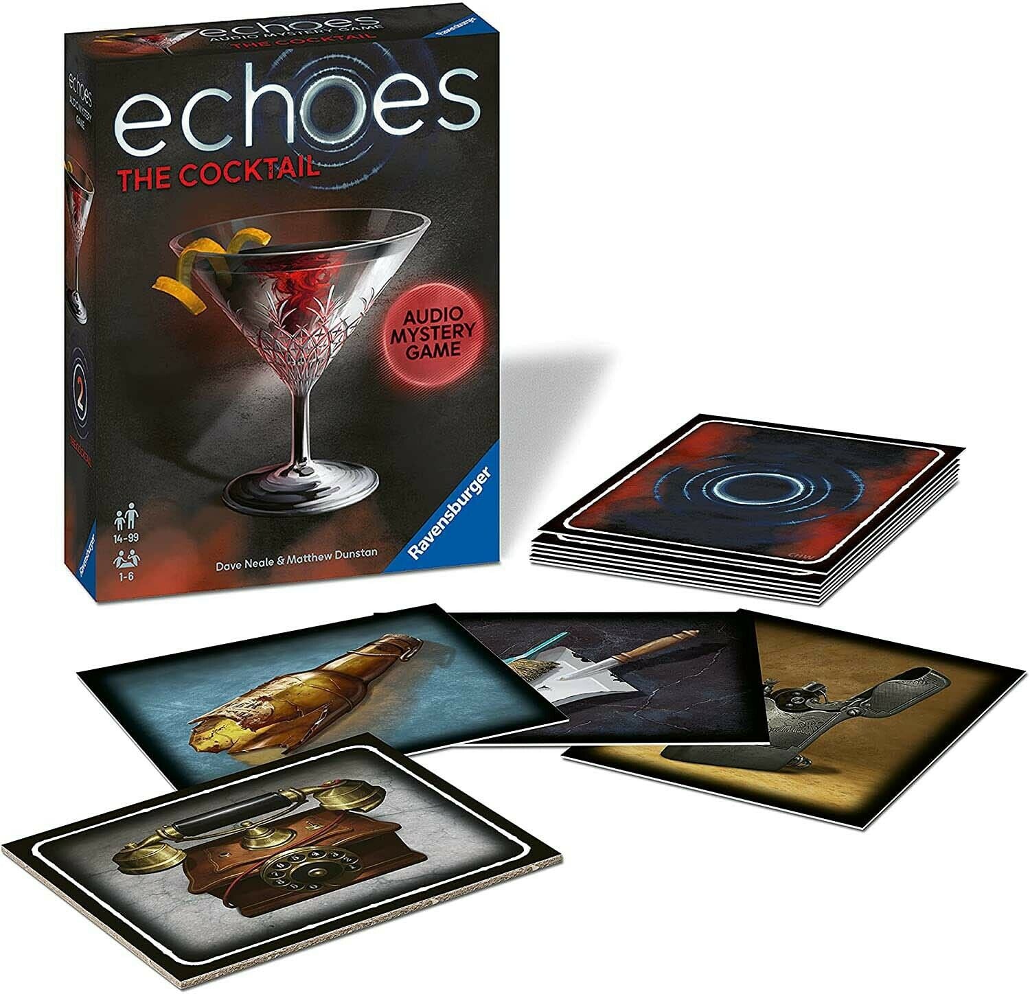 20815 Ravensburger Echoes Game:The Cocktail Murder Mystery Strategy Game Age 14+