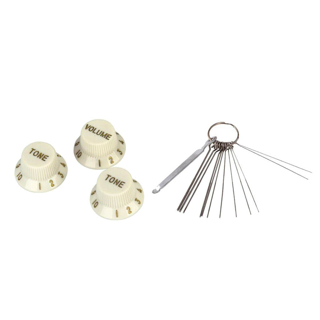 Set 3x Buttons Control Guitar +  Grooving Replacement Electric Guitar