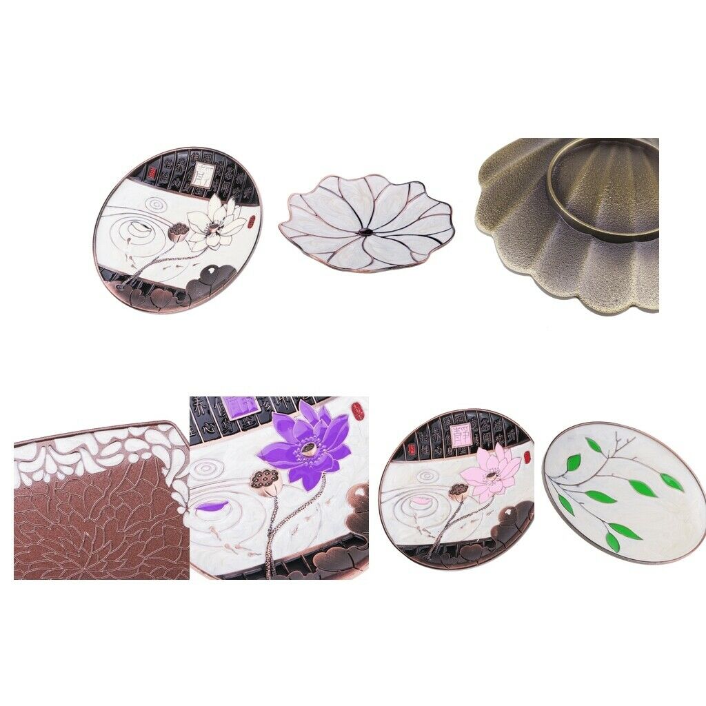 Saucer Alloy Coaster Heat Insulation Pad Cup Holder Accessory Copper