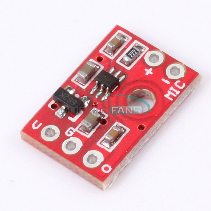 Electret Microphone MAX9812L Amplifier 3.3-6V Microplate Module for Arduino