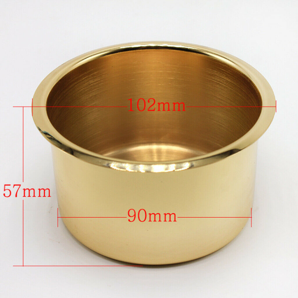 2 Pieces Multifunctional RV Motorhome Car Drink Bottle Holder Cup Stand 90mm