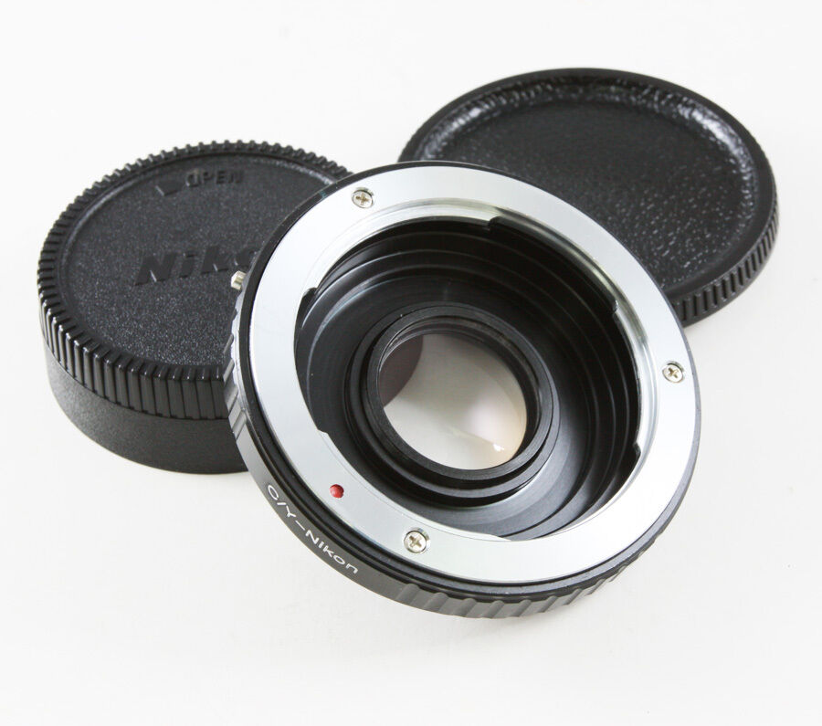 Contax Yashica C/Y lens To Nikon Camera Adapter Focus Infinity Optic
