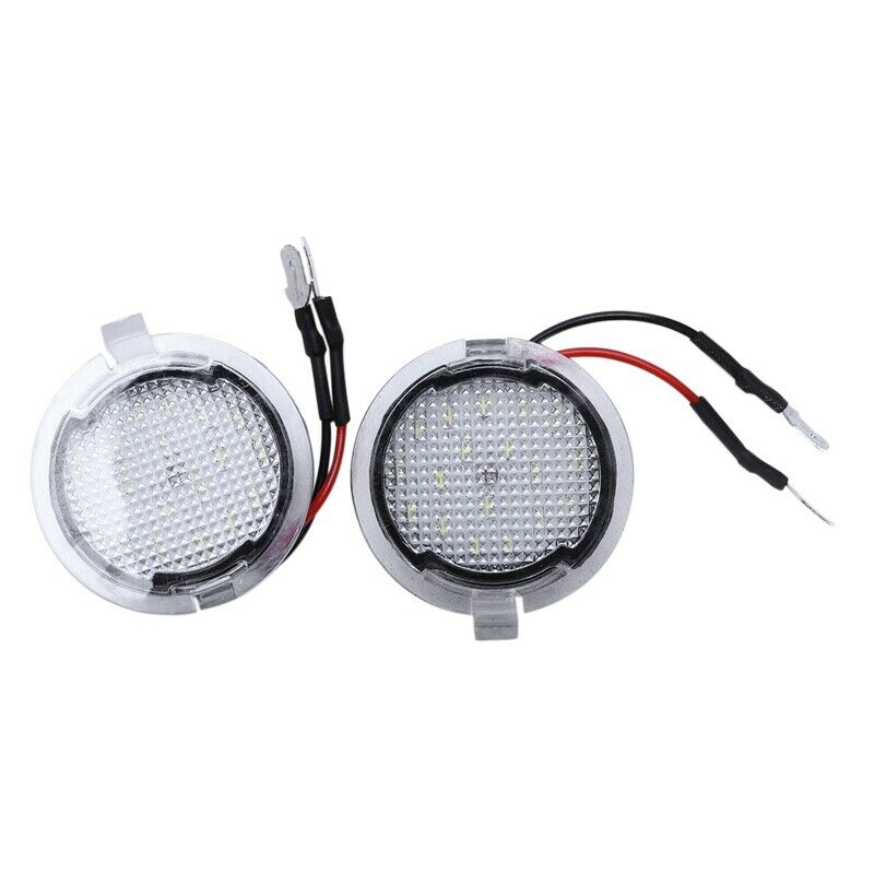 2X For Ford Led Under Mirror Puddle Light F-150 Edge Explorer Mondeo Taurus S-J9