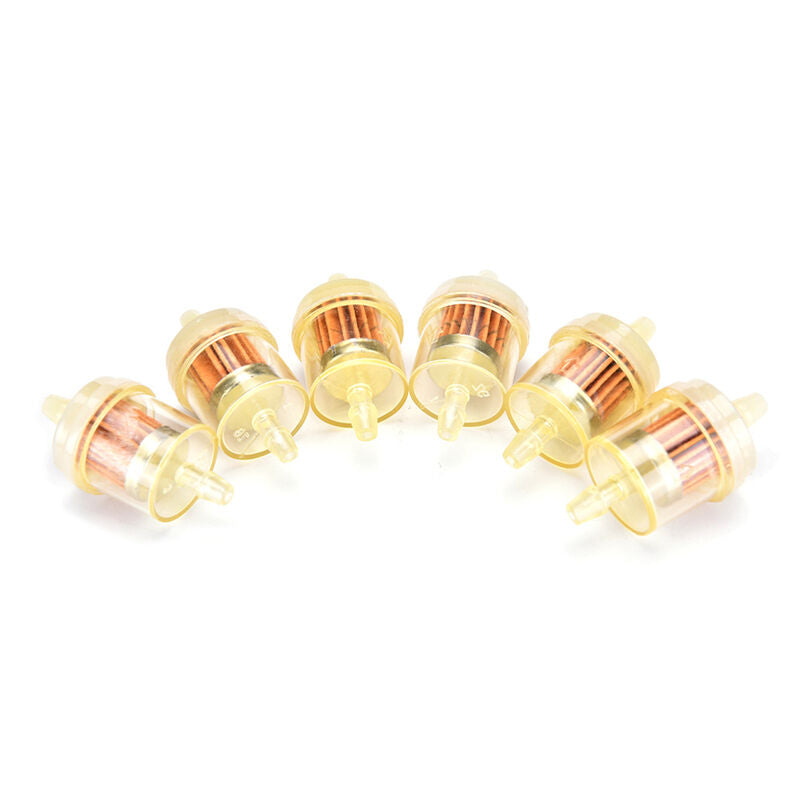 New Universal Inline Mini Hose Fuel Gasoline Motorcycle Scooter Filter FjRMAU