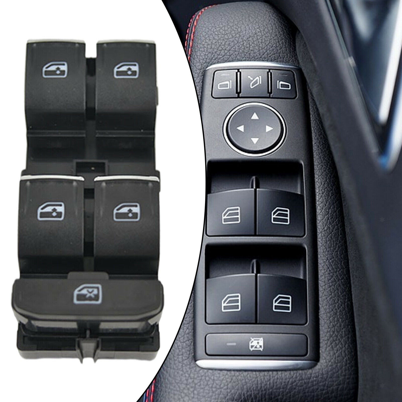 Window Master Control Switch 5G0959857C for VW Passat B8 Tiguan Touran