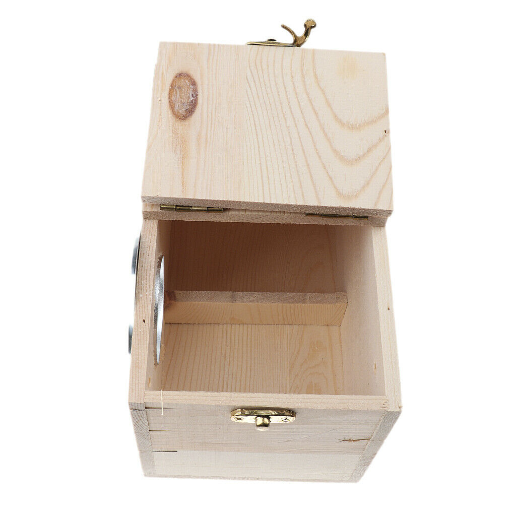 2pcs Wood Bird Box Nest New Breeding Parrot Cockatiels Swallows Nest Outdoor
