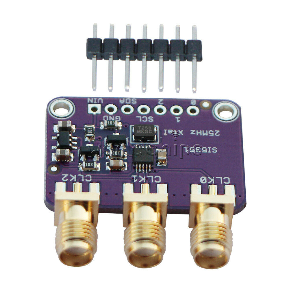 Si5351A I2C 25MHz Controller Signal Generator Breakout Board 8~160MHz f/ Arduino