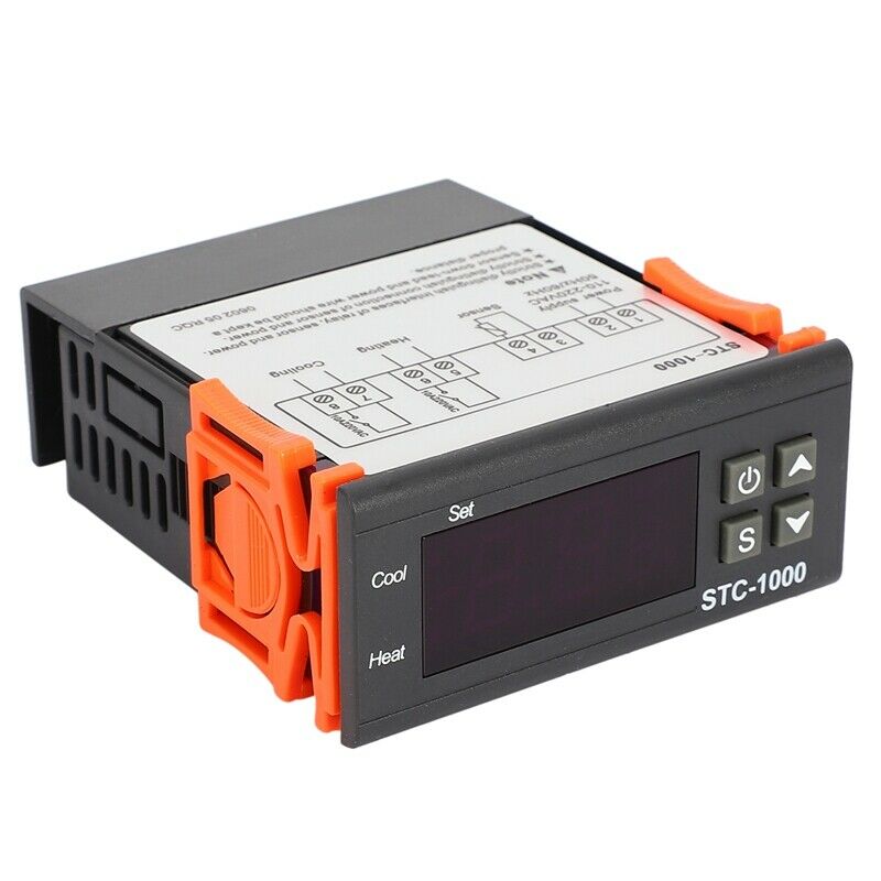 Digital STC-1000 All-Purpose Temperature Controller Thermostat With Sensor Q2RR1