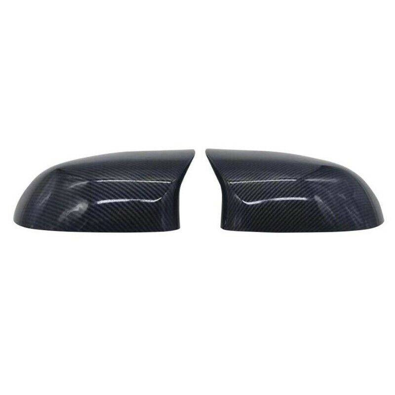 For BMW X3 F25 X4 F26 X5 F15 X6 F16 14-18 Pair Carbon Fiber Mirror Cover Caps