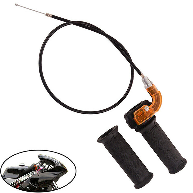 Twist Throttle Accelerator 3 stage Grip Cable For 47cc 49cc Mini Dirt Bike QuI7