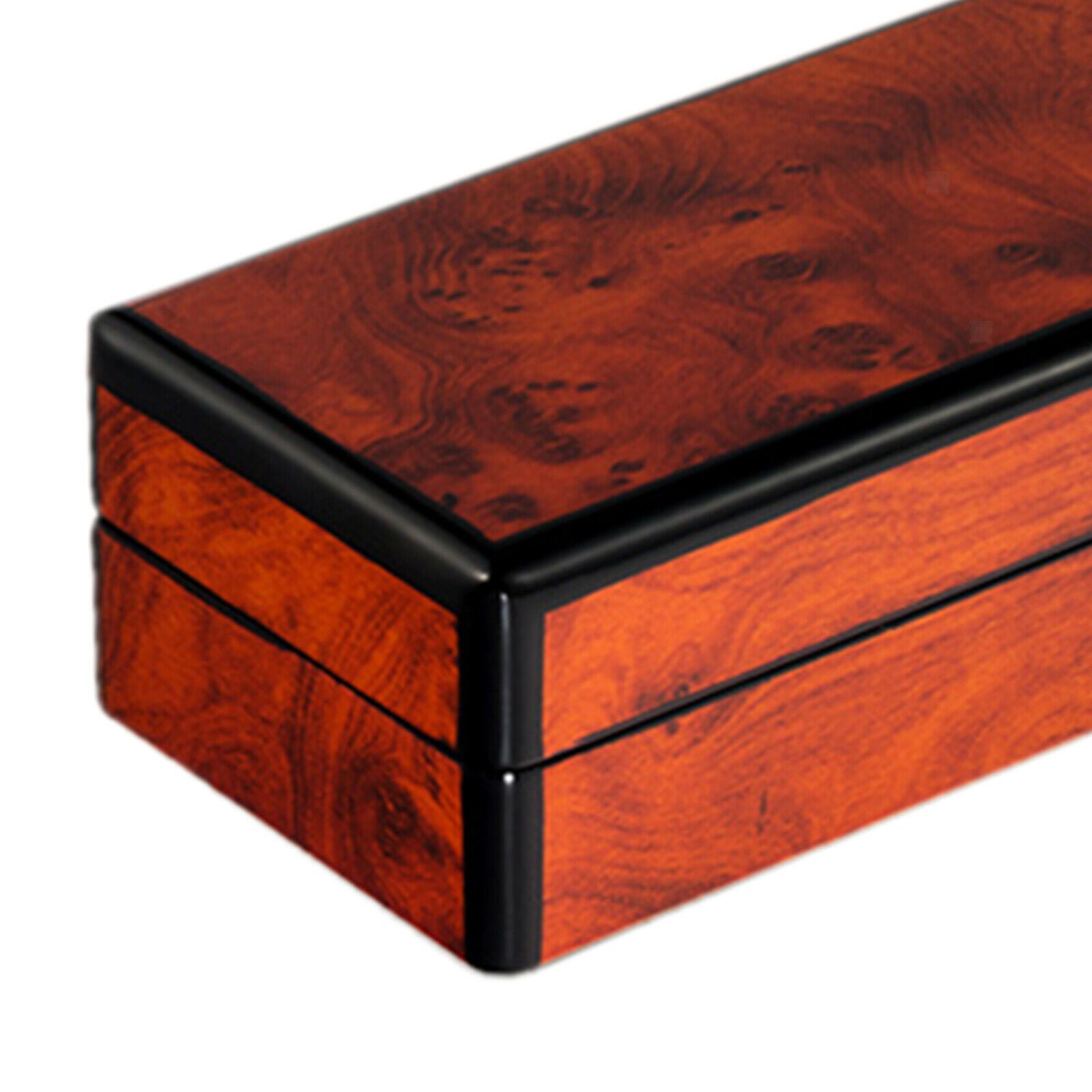 Luxury Wood Pen Pencil Case Holder Stationery StorageBox Organizer Container