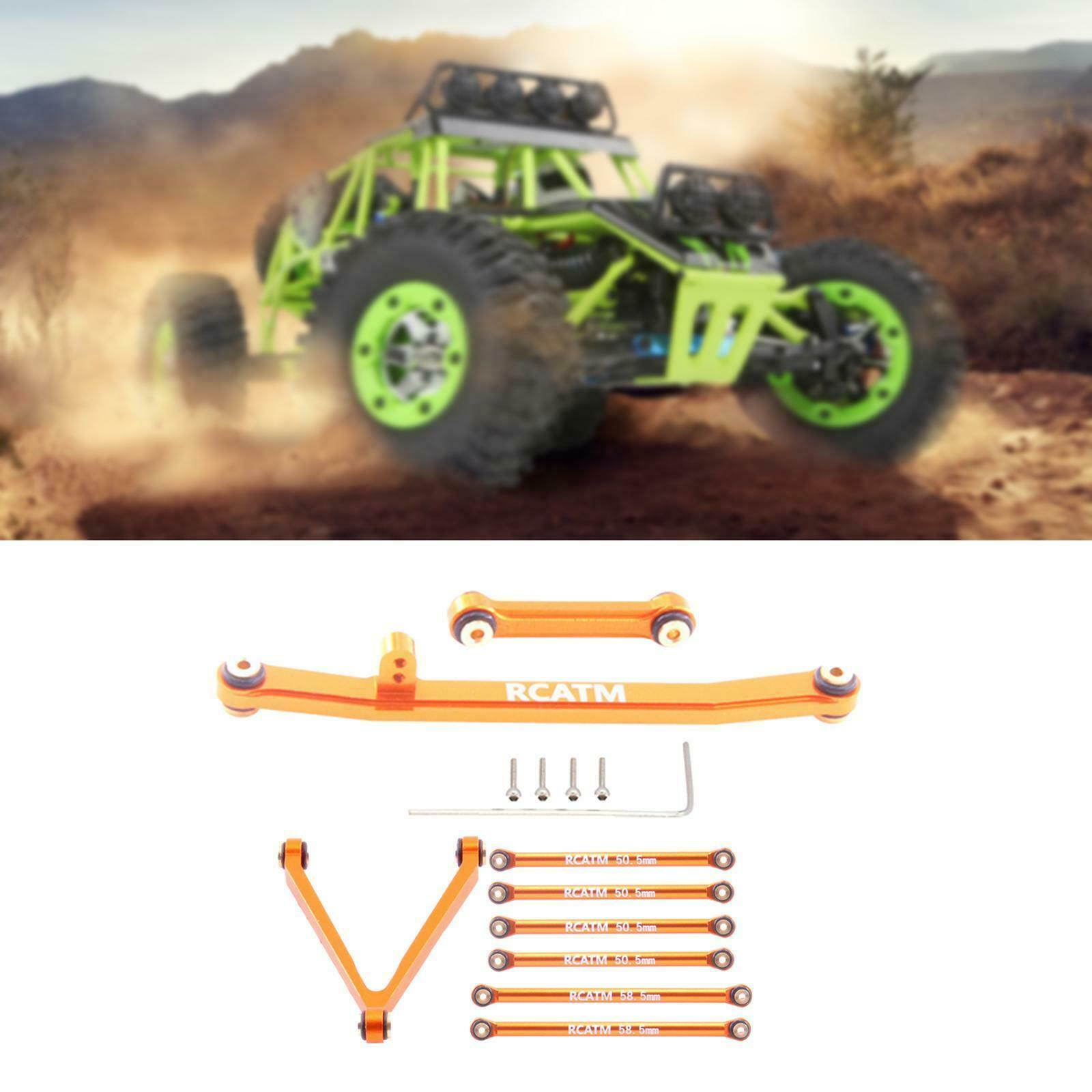 Metal Tie Rod Linkage Rod Kit for 1:24 Axial SCX24 C10 Replacement Parts