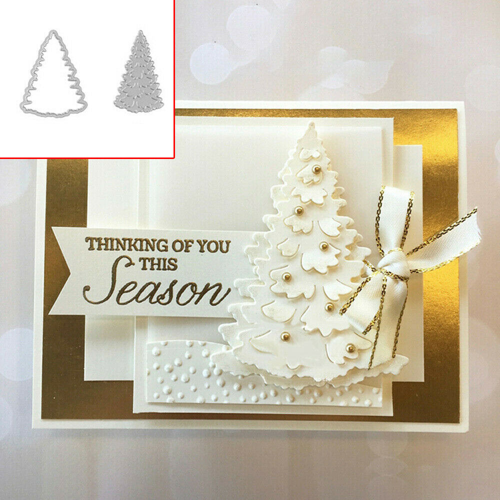 1set Christmas Tree Metal Cutting Dies Scrapbooking Paper Card Craft Stencil DIY