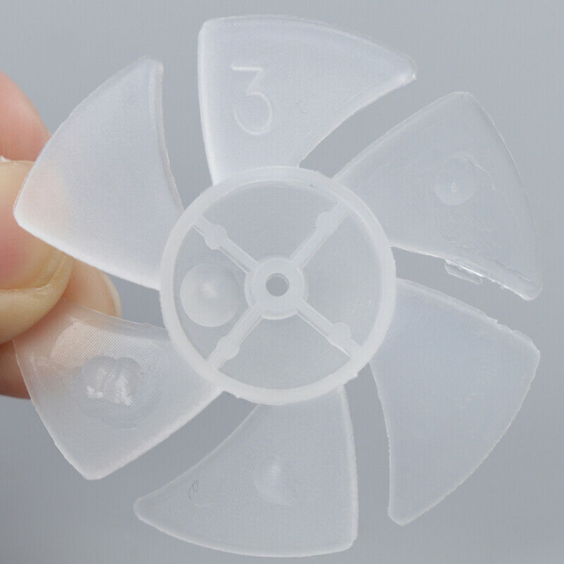 1 Pcs Small Power Mini Plastic Fan Blade 6 Leaves For Hairdryer Moto WF
