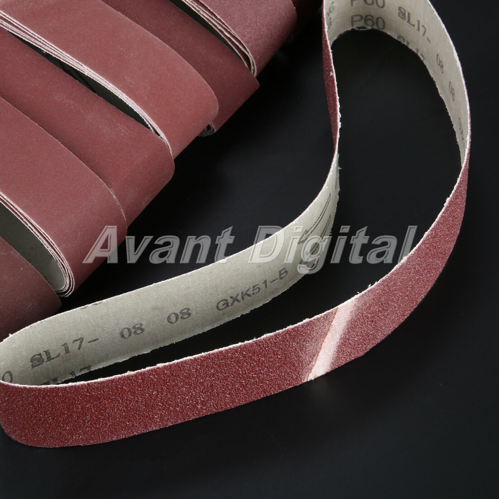 240# Grit Sander Sharpening Sanding Papers Abrasive Belts Polishing Tool 5pcs