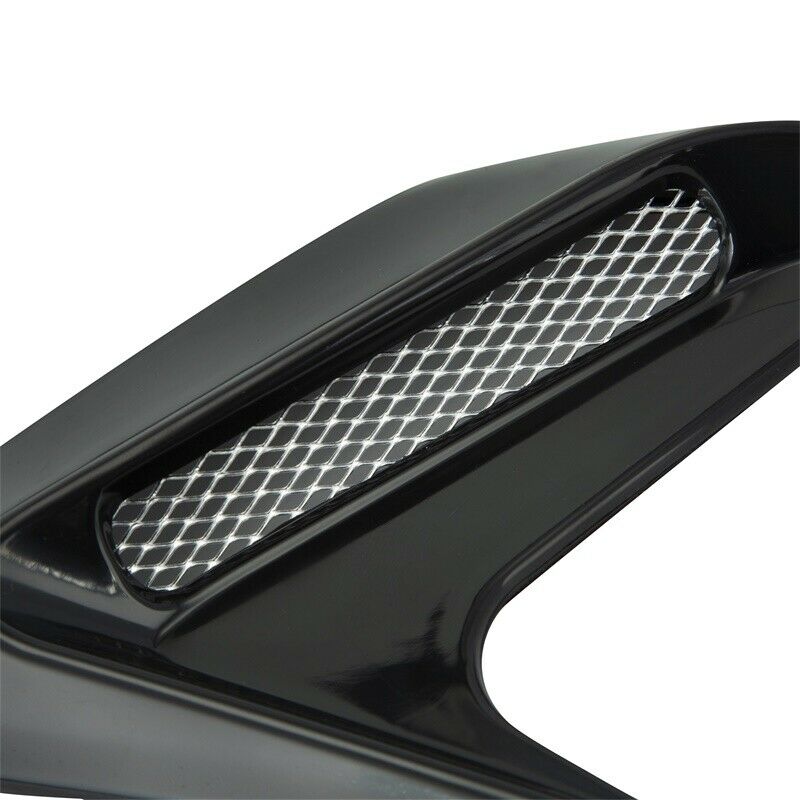 Pair Car Auto Bonnet Air Intake Flow Side Fender Vent Hood Scoop Cover Grilles