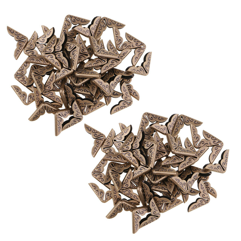 100pcs Metal Corner Protectors Photo Frame Corner Furniture Corner Protector