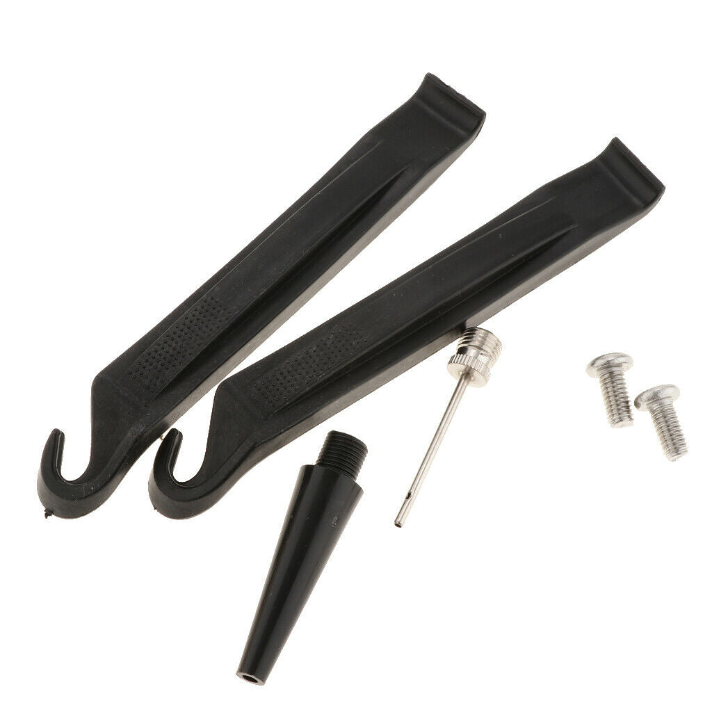 Portable Bike Bicycle Pump Mini Cycle Air Pump Fits Presta & Schrader Valves