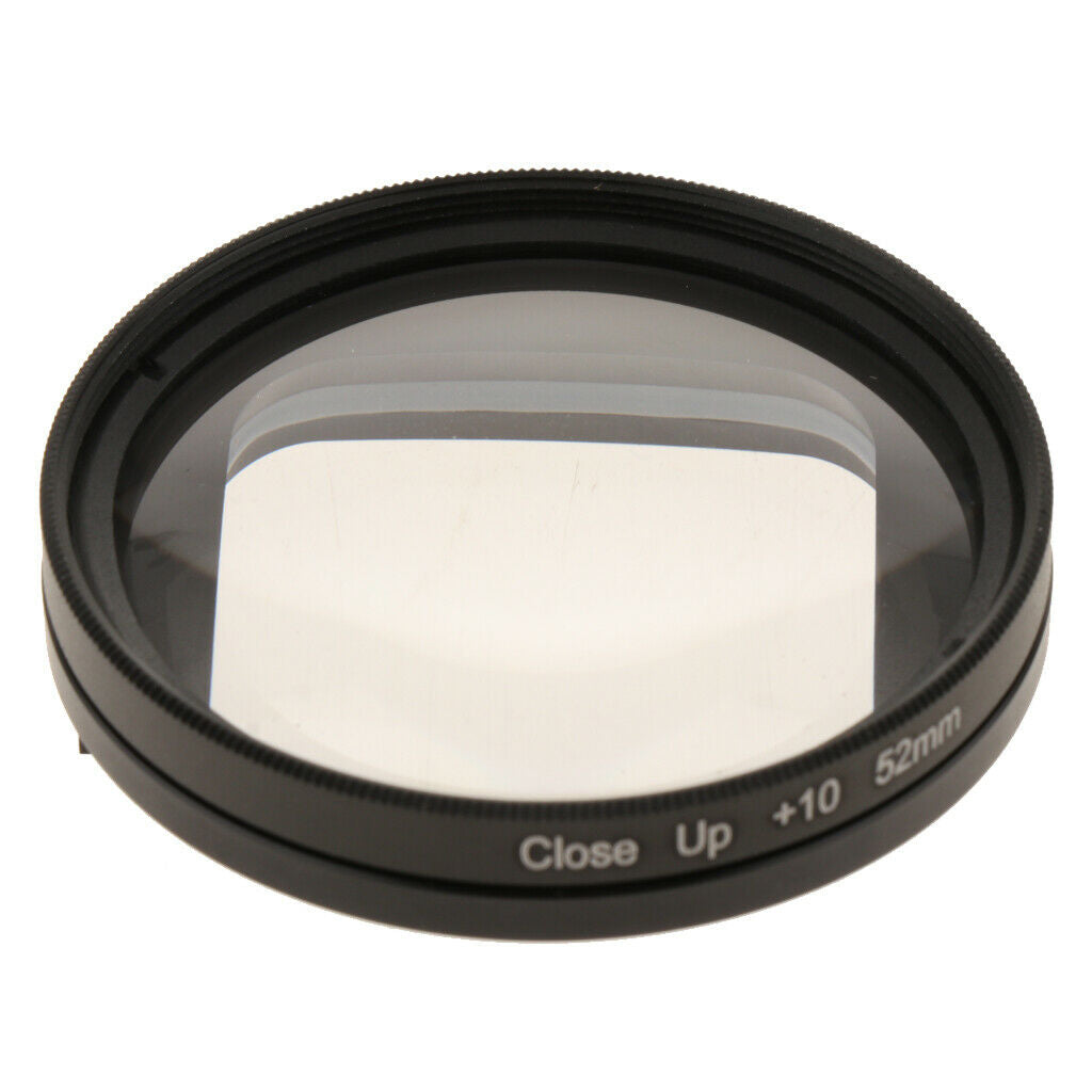 52mm +10 Close-Up Filter Macro Lens for DSLR GOPRO Hero 5 Hero 6 / Hero 7