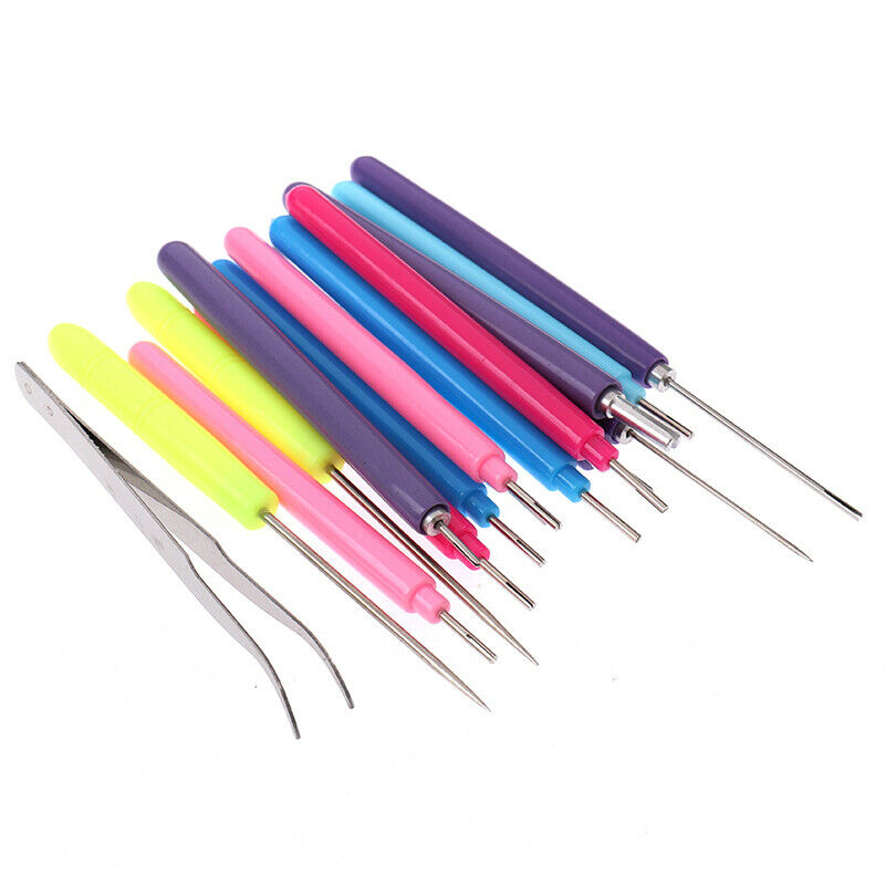 16Pcs Paper DIY Set Quilling Paper Tool Tweezer Needle Pins Slotted Pen ToolBDA