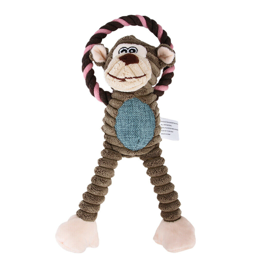 Chewing Toys Dogs Squeaky Toys For Small Medium Large Dog Playing Monkey