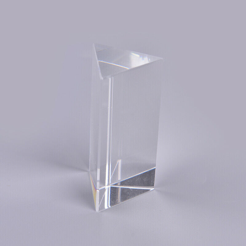 30*30*60mm Triangular Prism BK7 Optical Prisms Glass Physics Teaching Ref.l8