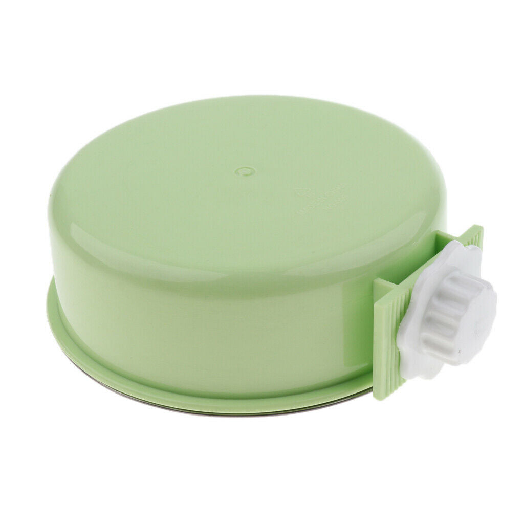 Hanging Pet Dog Feeder Cat Water Bowl Feeding Bowl Dish Container Green