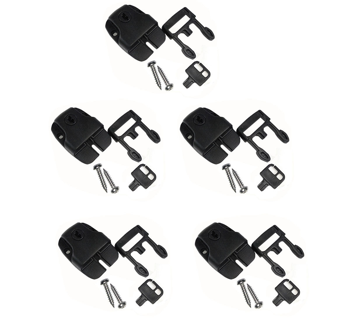 5 Spa Hot Tub Cover Broken Latch Repair Kit Clip Lock with key and hardware