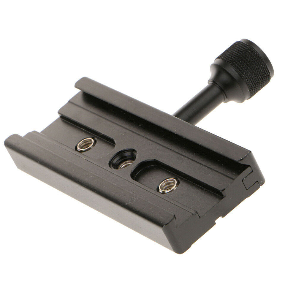 2X QR-120 Clamp Adapter Quick Release Plate 1/4 3/8 Tripod 120mm fit for Arca