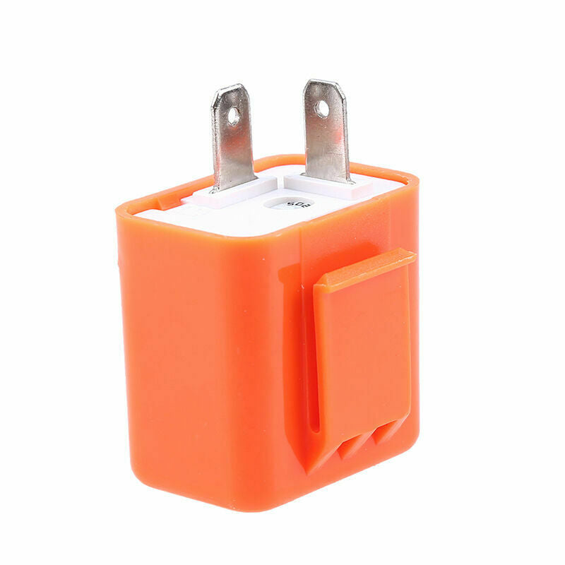 2PC 2-Pin Indicator Light 12V Flasher Relay LED Turn Signal Unit Universal Motor
