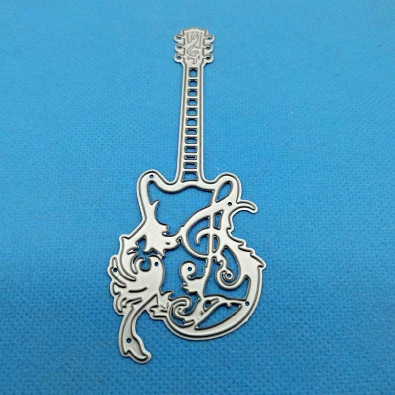 Violin Metal Cutting Die Stencil DIY Scrapbooking Album Paper Card Template Mold