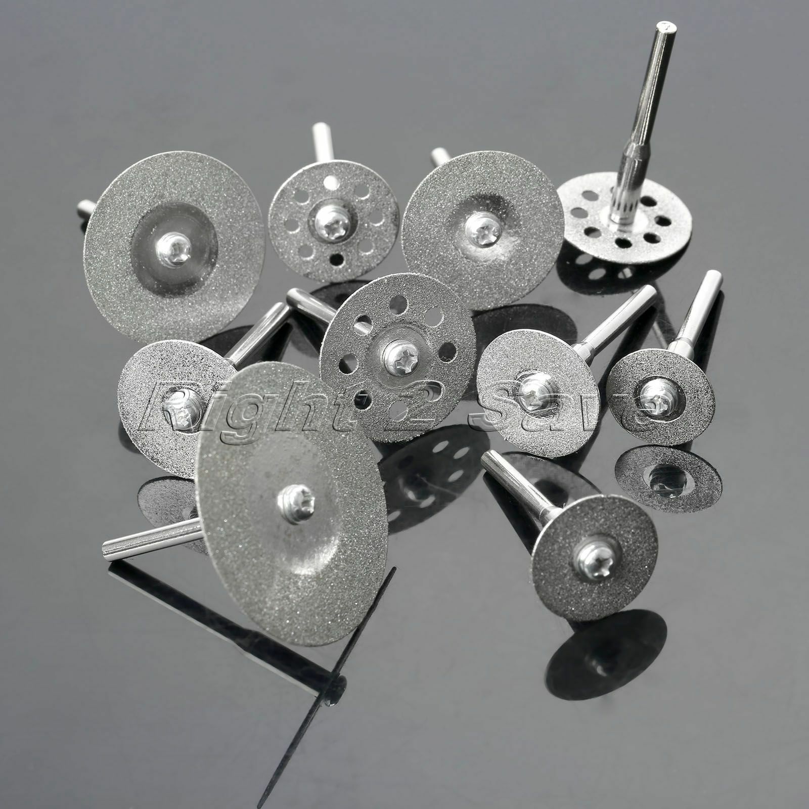 10 x Diamond Saw Cut Off Discs Wheel Blade Mini Drill Wheel Set for Rotary Tool