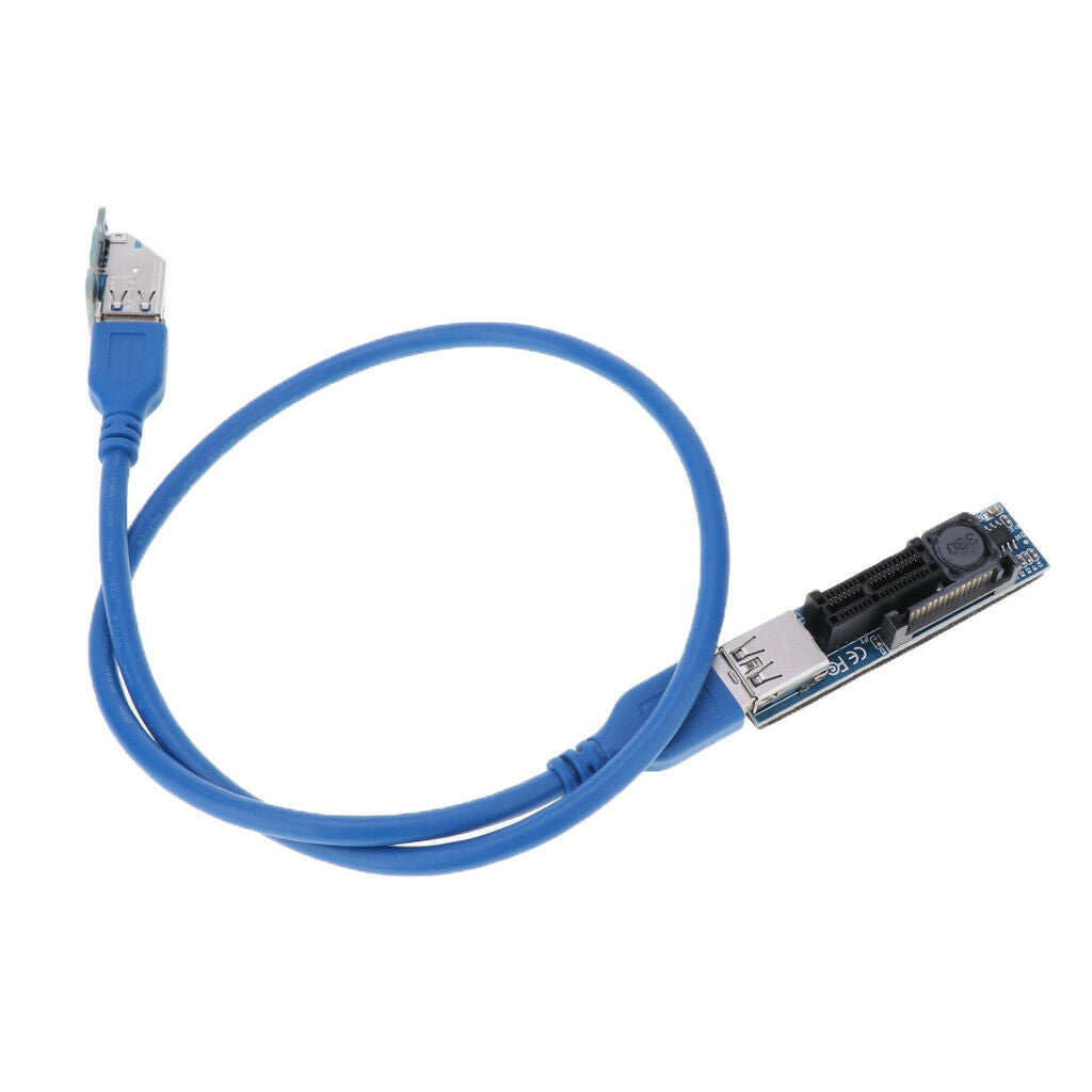 0.6M PCI-E USB 3.0 Cable Express 1X to 1X Extension Cable UEX101 NEW HOT