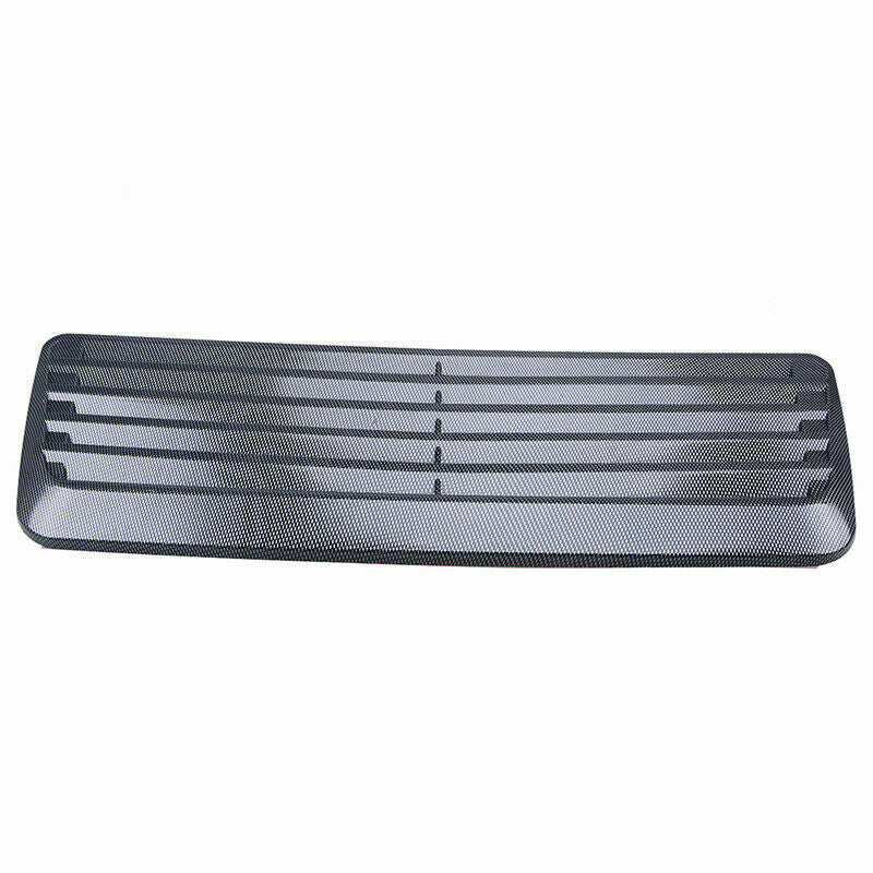 Car Auto Hood Air Flow Intake Grill Scoop Decor Vent Bonnet Cover Carbon Fiber