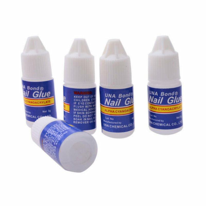 2x 3g Glue Pro For Acrylic DIY beauty Nail Manicure Art Tips Decoration Tool Â·