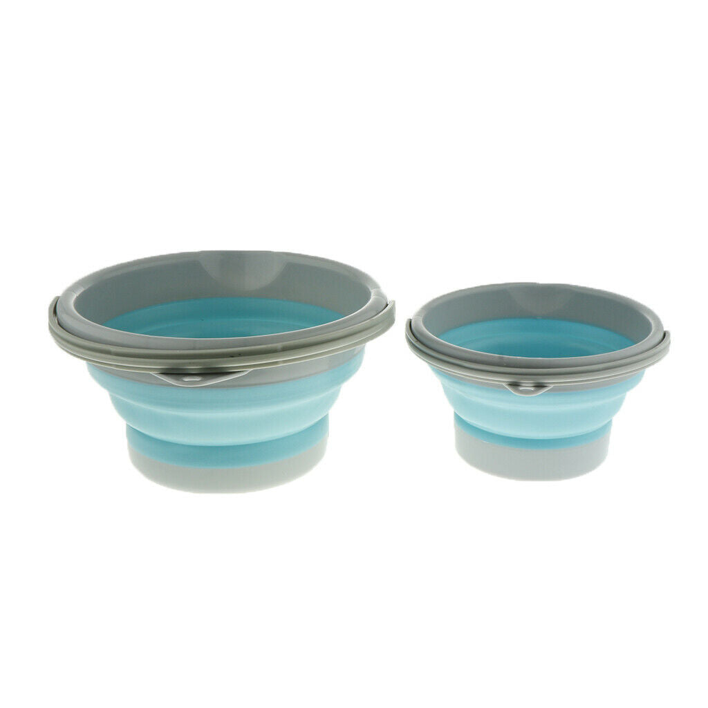 Collapsible Water Bucket Water Storage Container for Fishing Canmping 1.5L