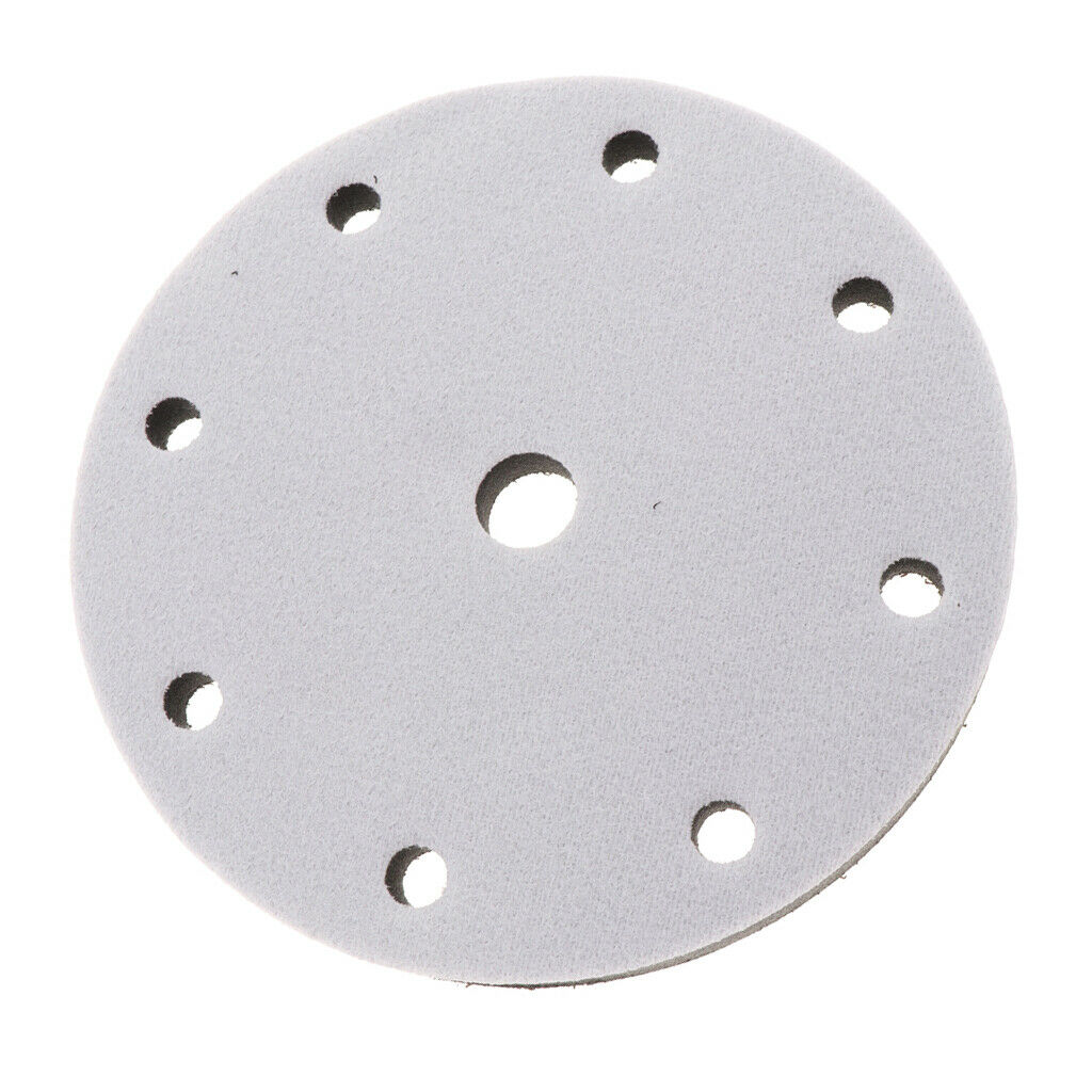 6Inch Soft Sponge Interface Buffer Polish Pad 9 Holes for Dual Action Sander