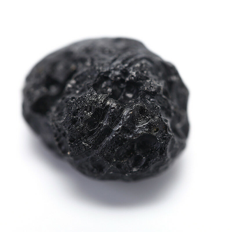1XTektite Meteorite Raw Specimen Mineral Rock Iron Stone Rough Black Spac.l8