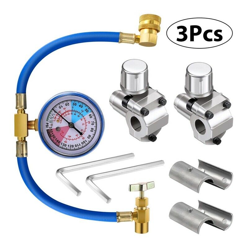 BPV31 Hose Refrigerant Valve,Piercing Tap Valve Kits U- Charging Hose RefrigerT2