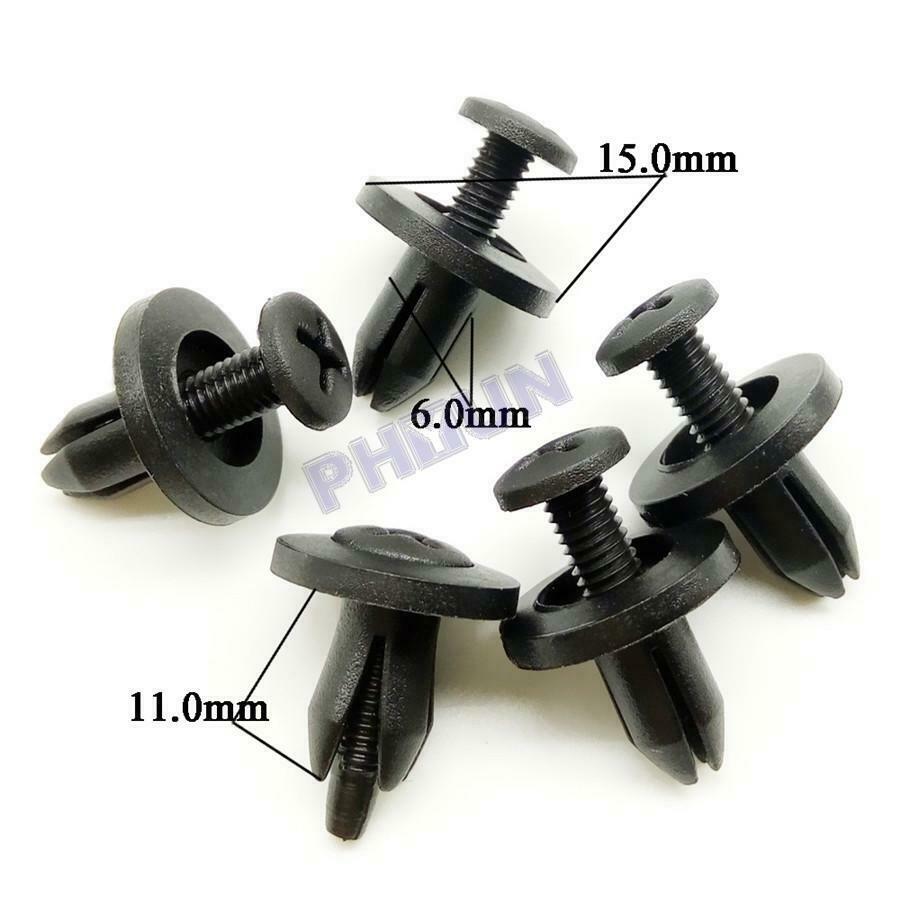 120x Car Door Panels Fastener Clips Set w/ 50Pcs Tie Wrap Universal High Quality
