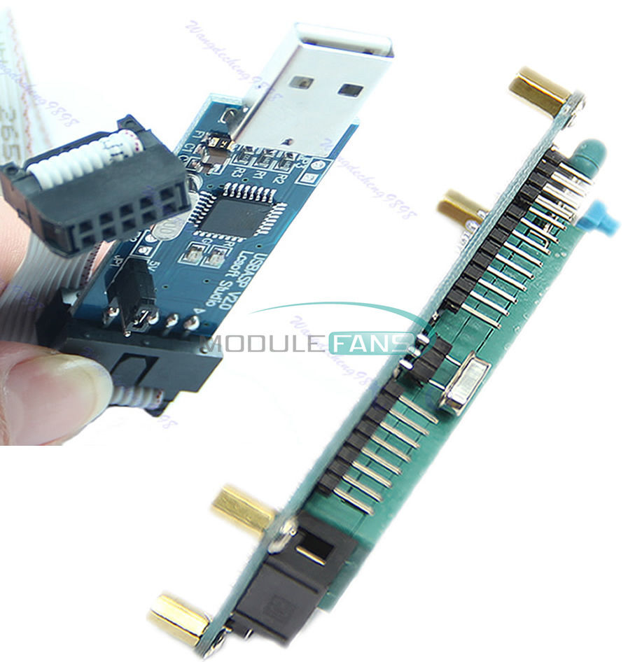 Programmer AVR Minimum System Board ATMEGA16 ATmega32 + USB ISP USBasp For ATMEL