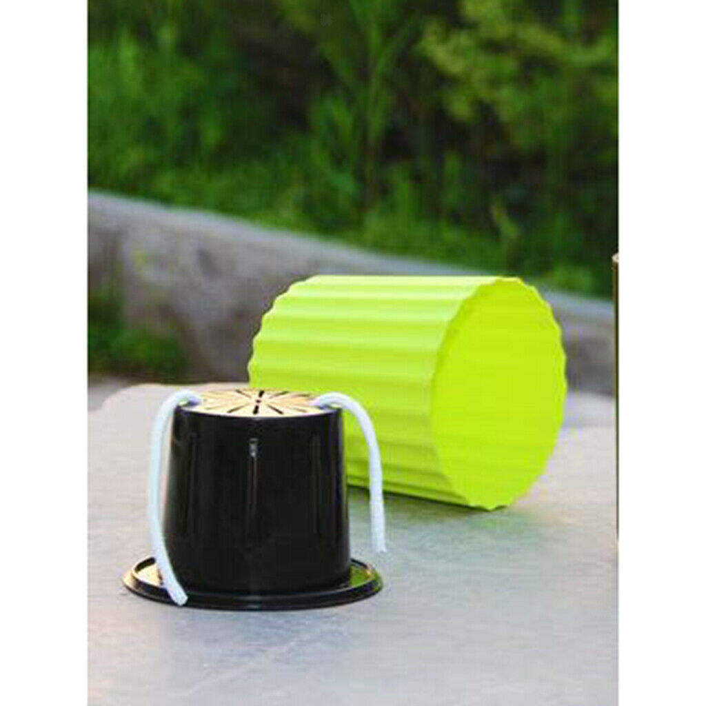 Green Plastic Self Watering Planter, Indoor Outdoor Home Garden Planter Pot for