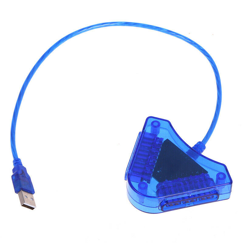 1Pc Game USB Dual Player Converter Adapter Cable For PS2 USB Game Control.l8