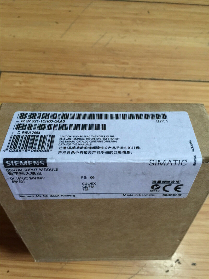 1 PC New Siemens 6ES7 321-1CH00-0AA0 Digital Module In Box