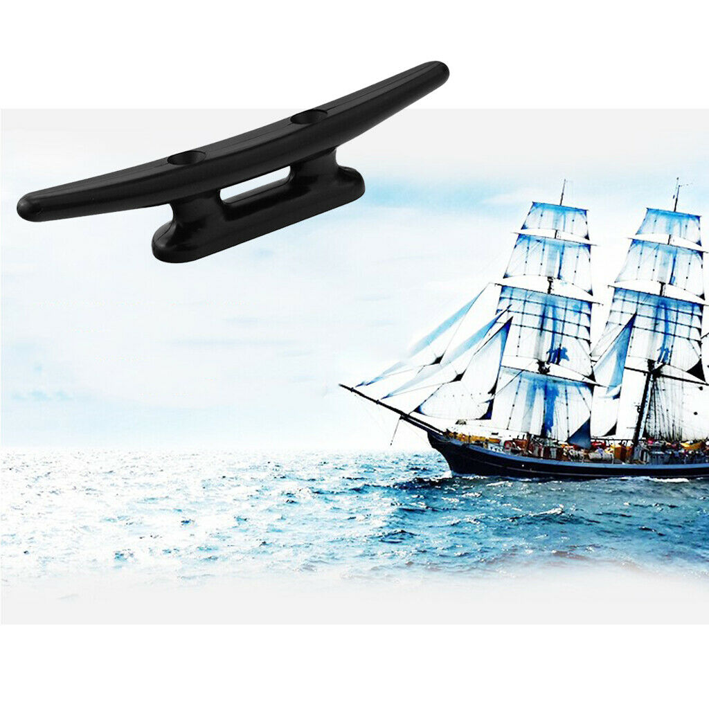4pcs 4" (980mm) Dinghy Marine Boat Dock Anchor Line Tie Down Cleat Flat Top