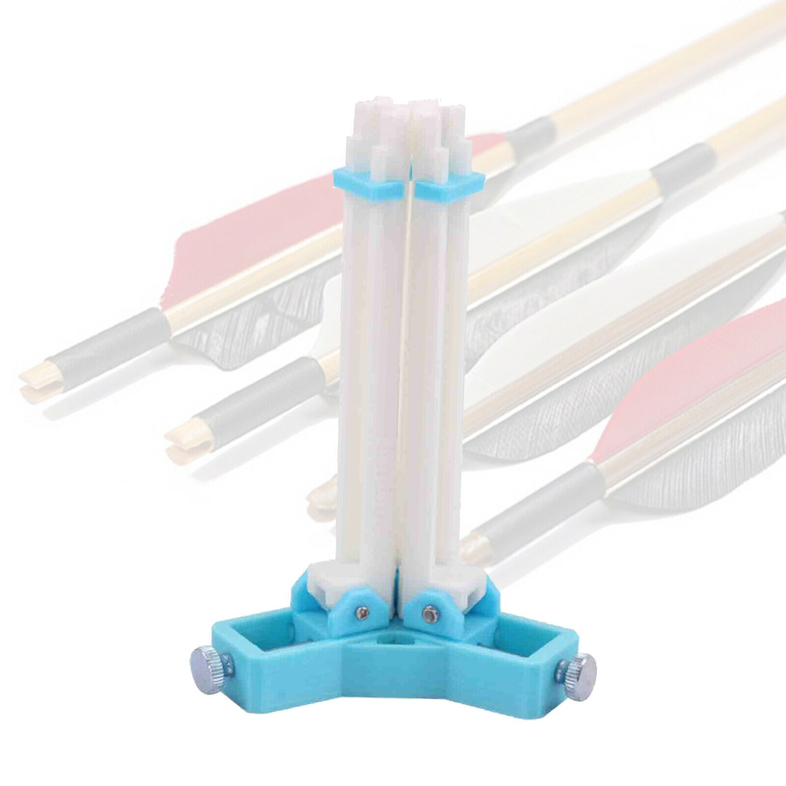 Archery Fletching Jig Vanes Stick DIY Feather Arrow Shaft Adjustable Tools
