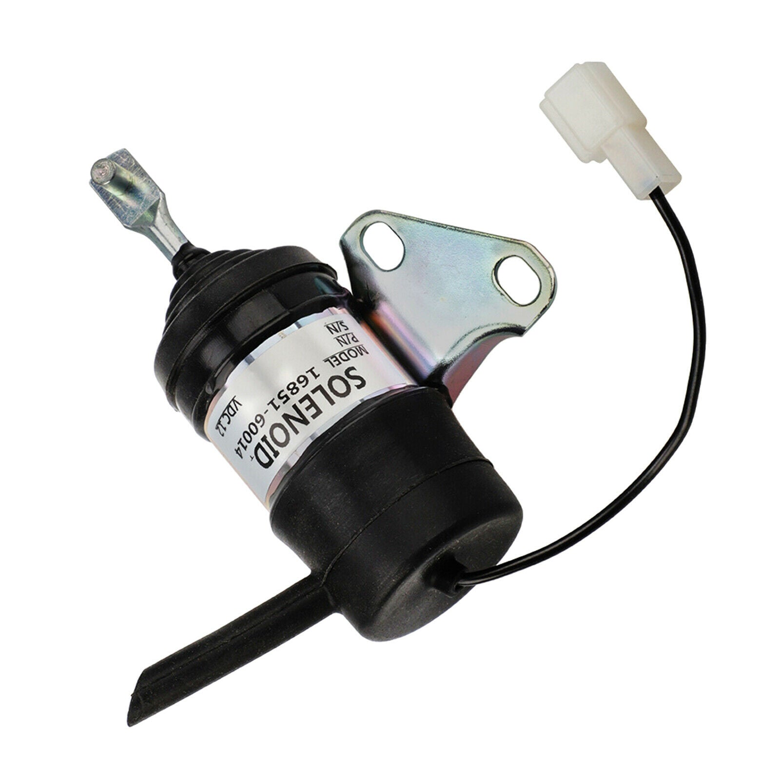 Fuel Stop Shut Off Solenoid 16851-60011 for Kubota Excavator K-008 K0083KTC