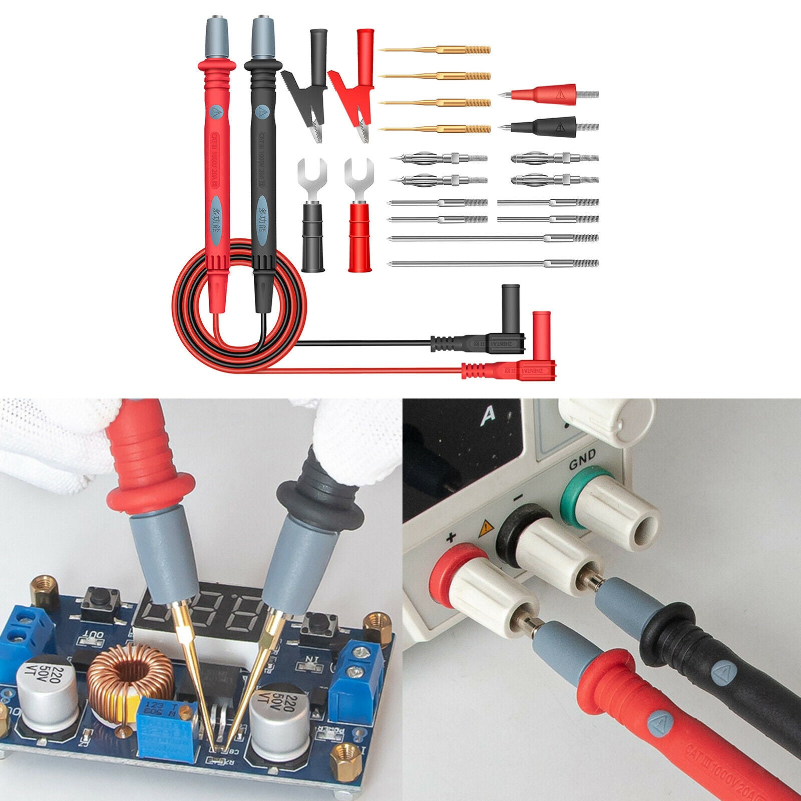 22-Kit Automotive Test Lead KIT, Test Probes, Rear Probe Pins