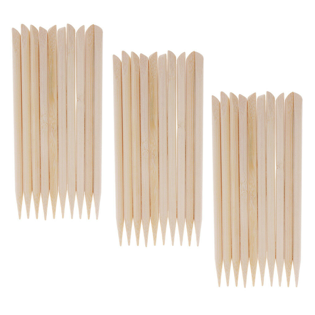 30x Wooden Stylus Brush Wood Scratch Sticks Accessories Scratch Art Surfaces